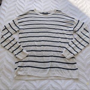 The Fifth Label Striped Black White Sweater